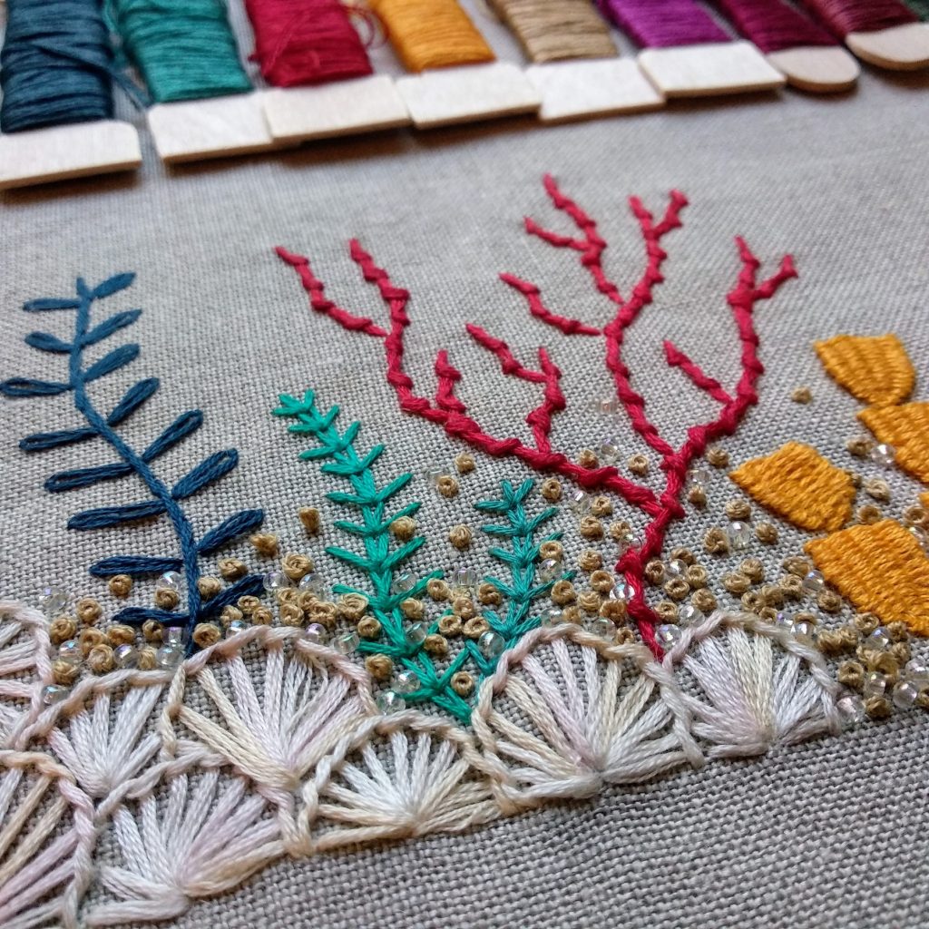 Escuela de bordado: Hilos para bordar a mano II / Embroidery