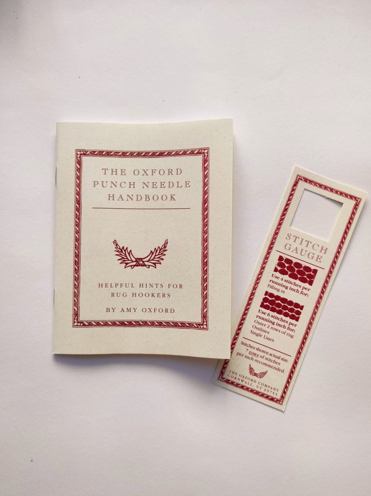 Oxford punch needle hand book