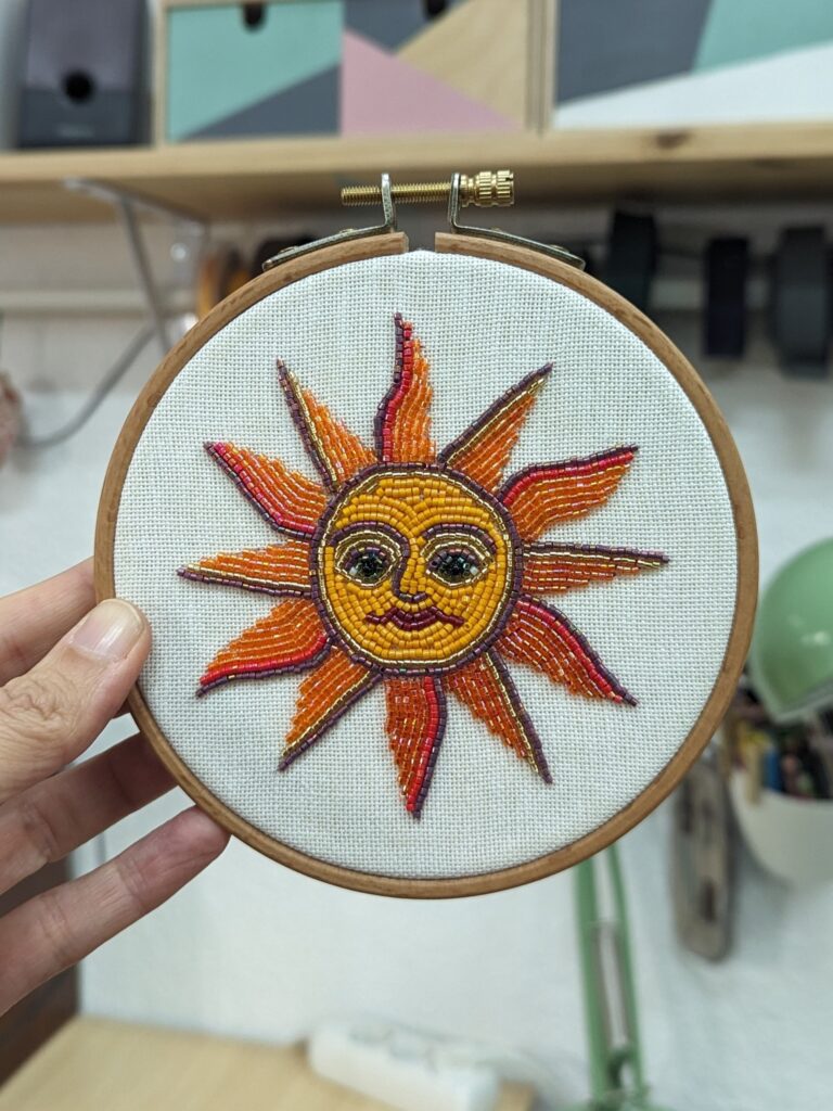 Beading embroidery
