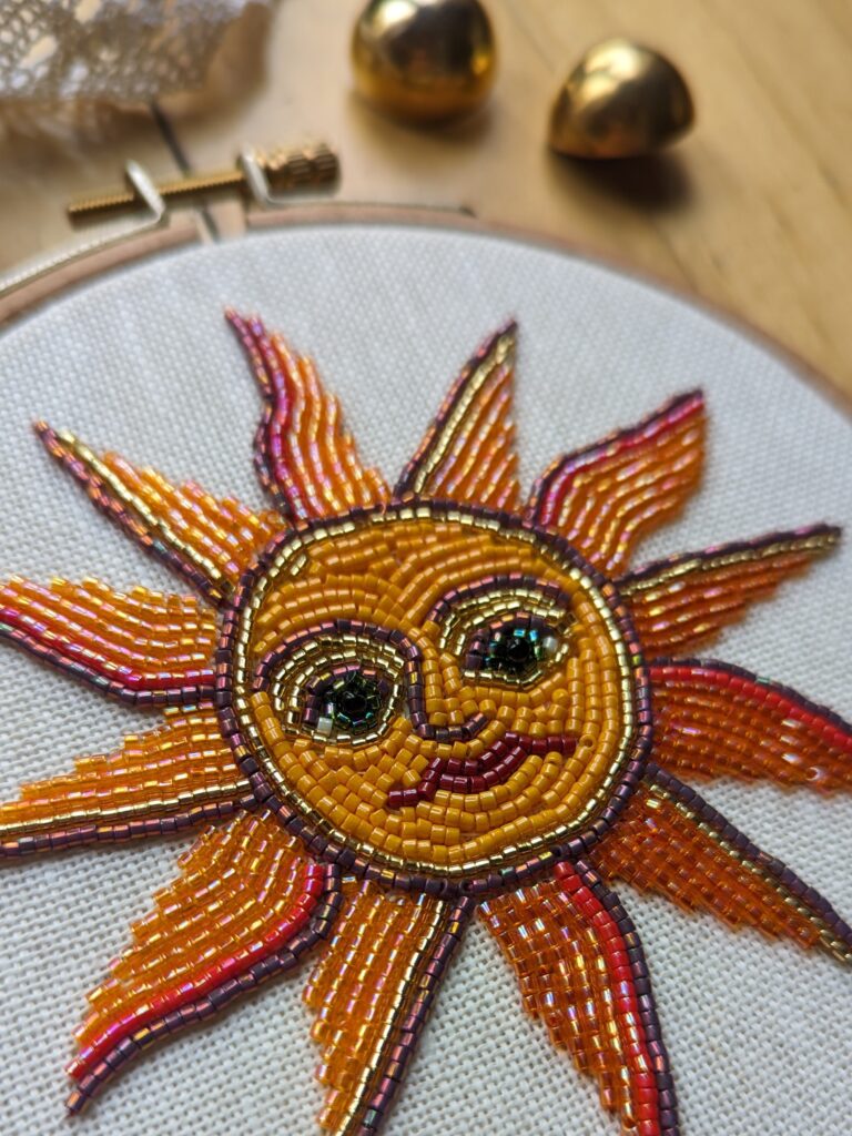 Beading embroidery