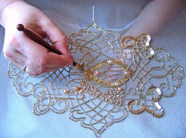 Bordado luneville_tambour embroidery