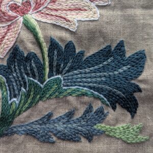 Bordado estilo William Morris